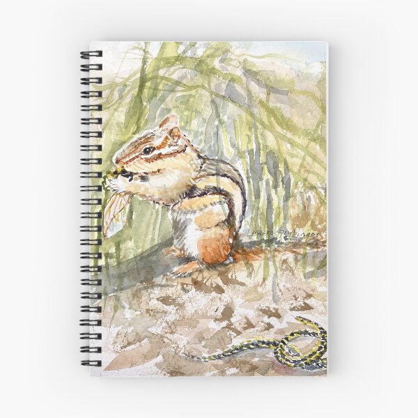 Item preview, Chipmunk with Dragonfly designed and sold by lenorelove.