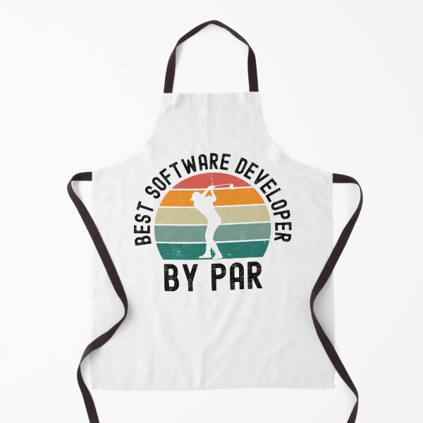 Item preview, Best Softerware developer by par funny golfing humor retro designed and sold by snowry.