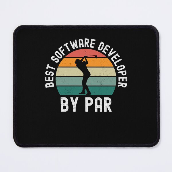 Item preview, Best Softerware developer by par funny golfing joke retro designed and sold by snowry.