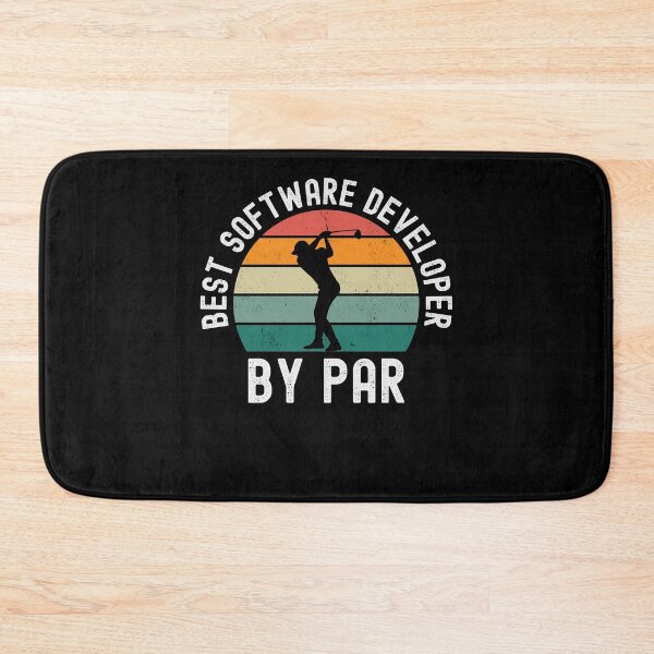 Item preview, Best Softerware developer by par funny golfing joke retro designed and sold by snowry.