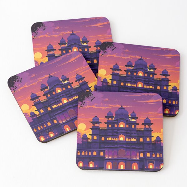 Item preview, Indian Palace with purple skylight  designed and sold by Anisha  Vaz.