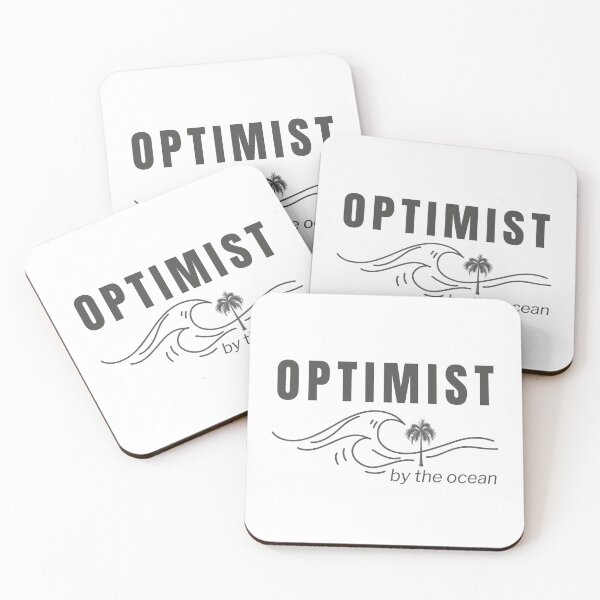 Item preview, Optimist by the Ocean – Minimalist Palm Tree & Wave Design designed and sold by bobparduephoto.