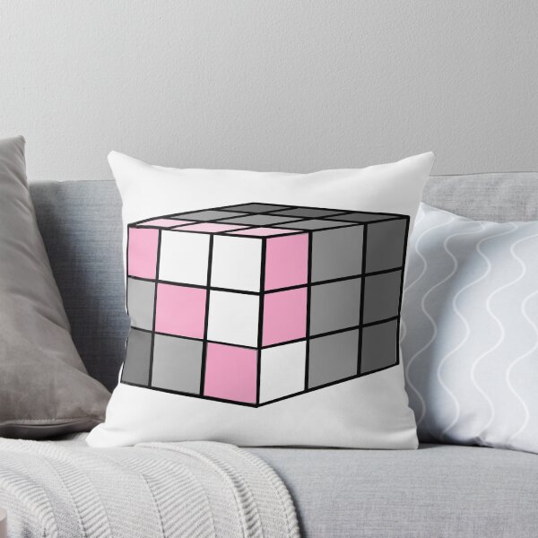 Item preview, Rubik Demigirl Pride Flag Cube designed and sold by HarveyHandcraftsandDesigns.