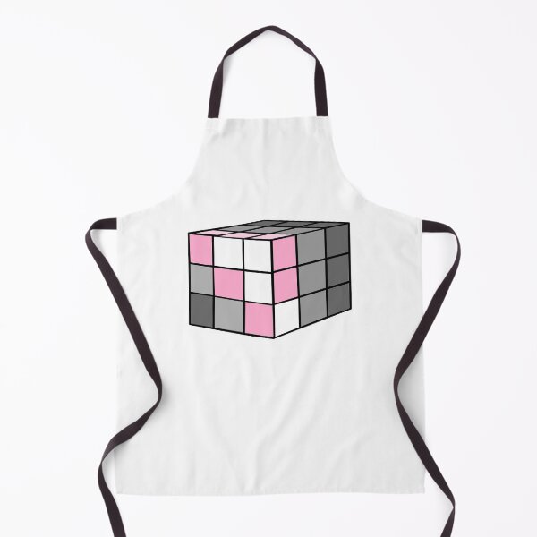 Item preview, Rubik Demigirl Pride Flag Cube designed and sold by HarveyHandcraftsandDesigns.