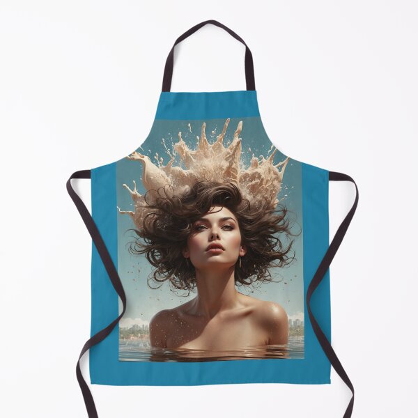 Item preview, A woman emerges from a still, peaceful lake. designed and sold by KilianSzmid.