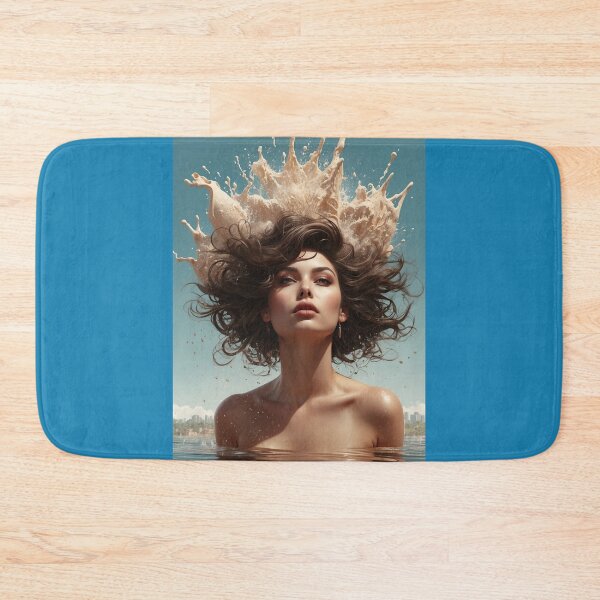 Item preview, A woman emerges from a still, peaceful lake. designed and sold by KilianSzmid.