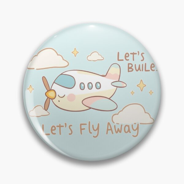 Item preview, Let’s Fly Away – Cute Pastel Airplane Cartoon Illustration designed and sold by Tidarat-27.