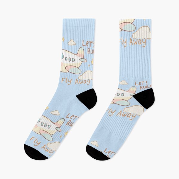 Item preview, Let’s Fly Away – Cute Pastel Airplane Cartoon Illustration designed and sold by Tidarat-27.