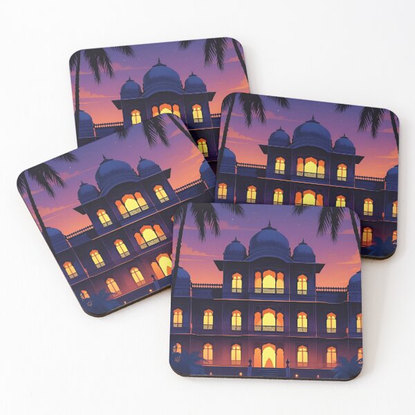 Item preview, Indian Palace with purple skylight -2 designed and sold by Anisha  Vaz.
