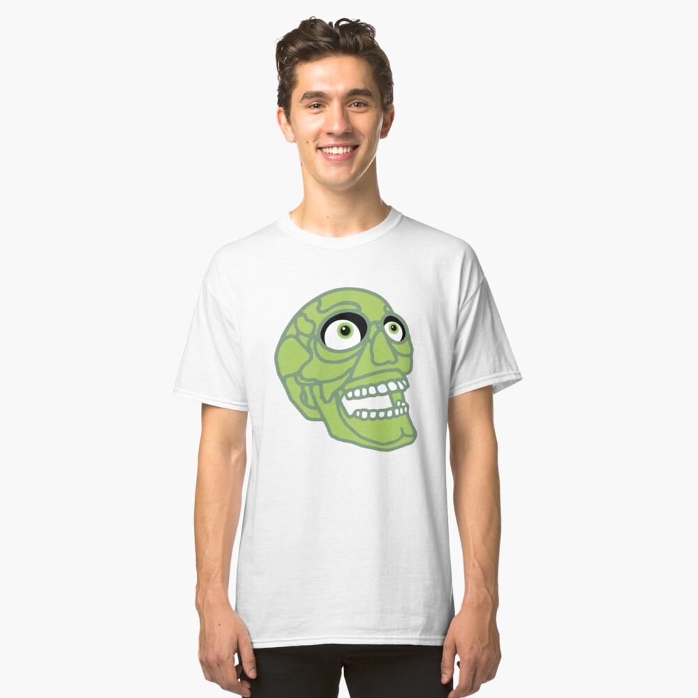 Skull (green) Classic T-Shirt