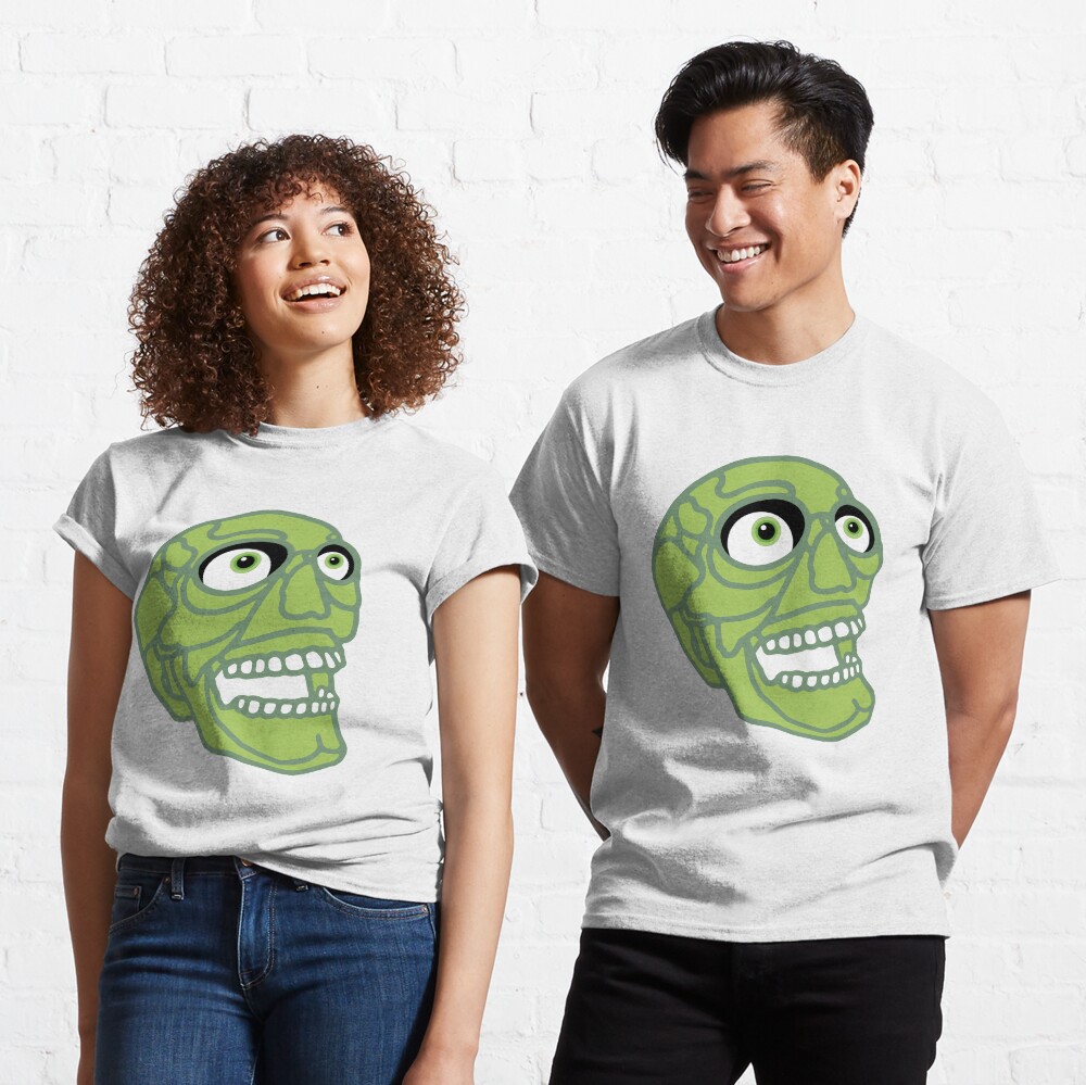 Skull (green) Classic T-Shirt