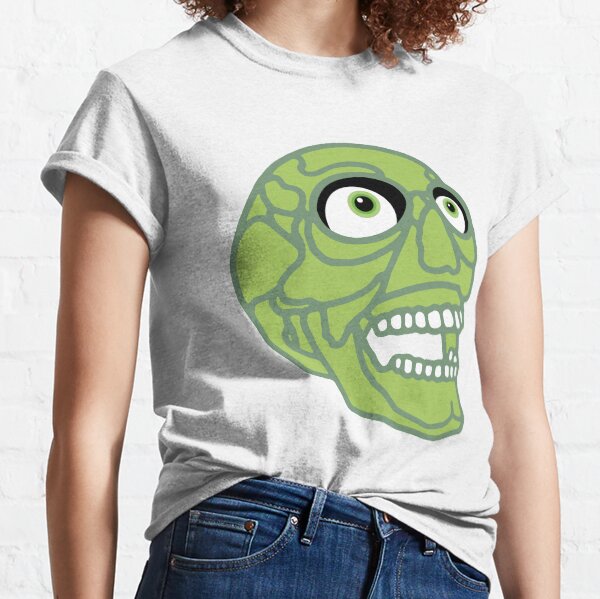 Skull (green) Classic T-Shirt