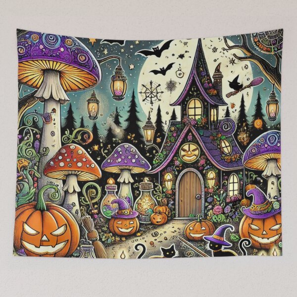 Item preview, Moonlit Mischief Manor designed and sold by Dream Bloom Gallery.