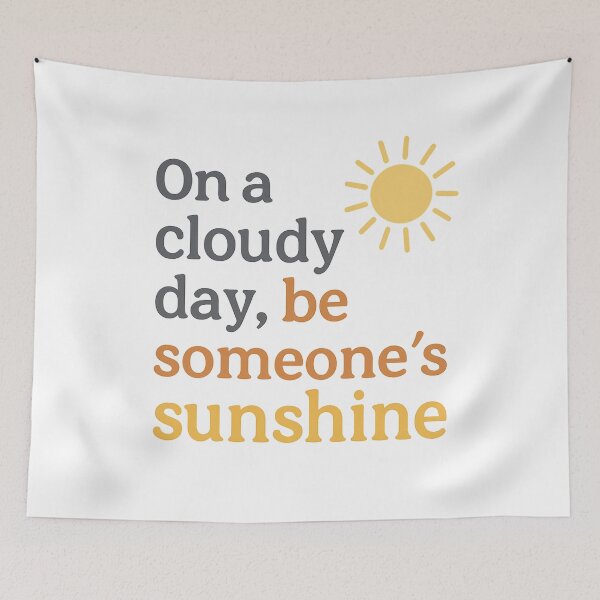 Item preview, Be Someone's Sunshine – Positive Quote Design designed and sold by MSTextVibe.