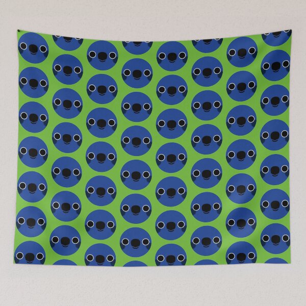 Item preview, The face of a Blue-headed parrot designed and sold by INKOYADO.