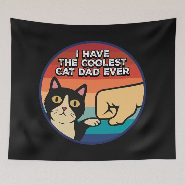 Artikelvorschau, Der coolste Katzenpapa aller Zeiten entworfen und verkauft von TeeCodes.