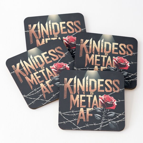 Item preview, Kindness is Metal designed and sold by ASKprints.
