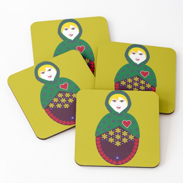 Item preview, Forget-Me-Not Matryoshka - Nesting Doll - Single designed and sold by Kate Anderson Art.