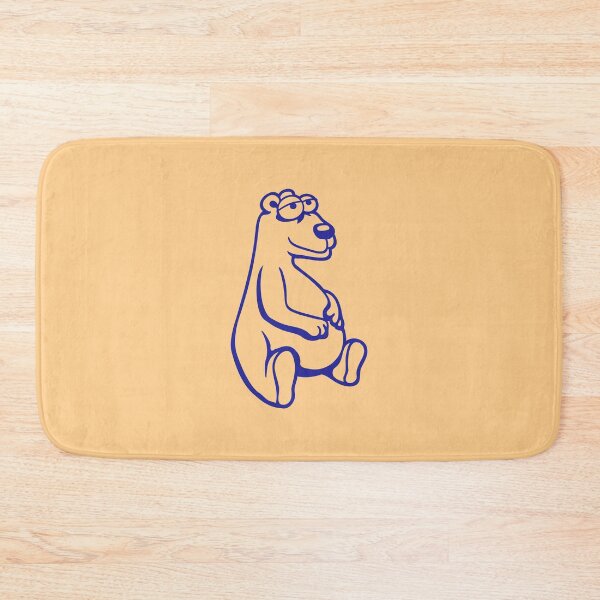 Item preview, Bear Sitting Happy Tired Smile Cute Teddy Friendly designed and sold by shirt-o-mat.