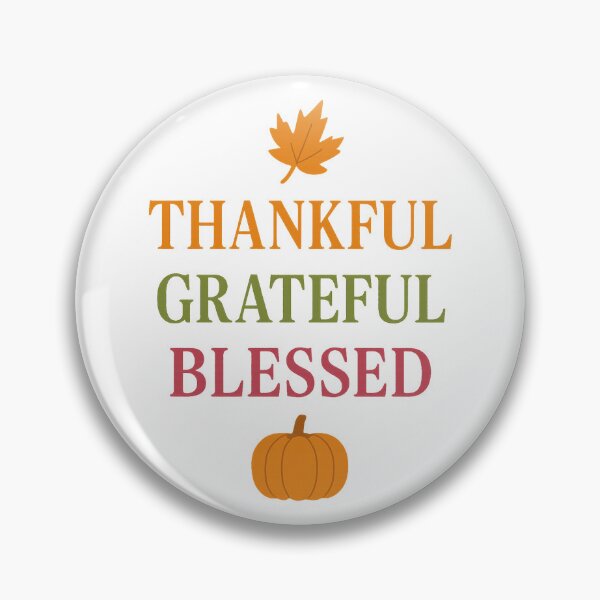Item preview, Thankful Grateful Blessed Autumn Leaf Pumpkin designed and sold by Tigerr3g.