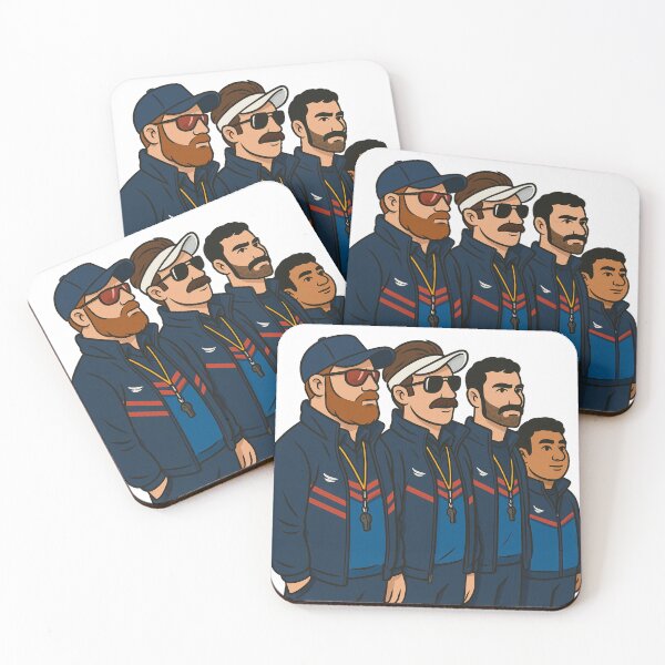 Item preview, AFC Richmond Coaches – Cartoon Character Illustration designed and sold by BackstopAndCo.