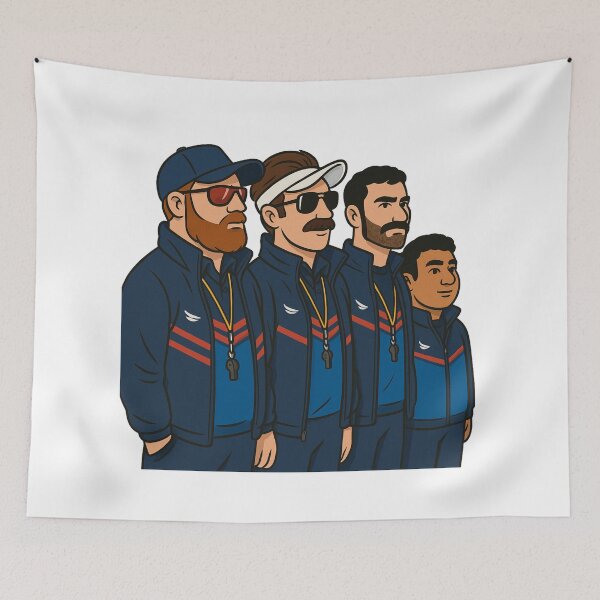 Item preview, AFC Richmond Coaches – Cartoon Character Illustration designed and sold by BackstopAndCo.