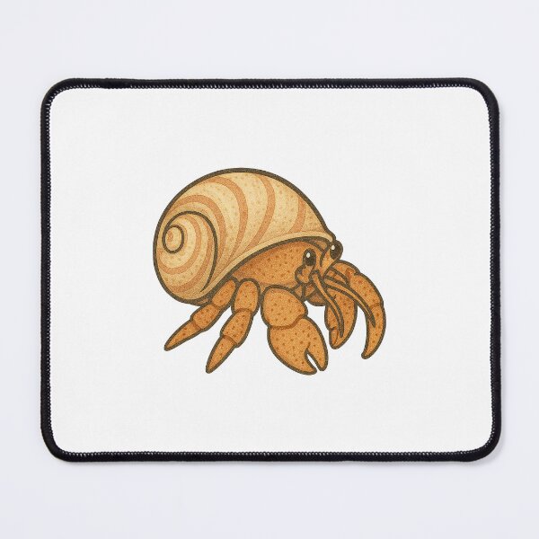Item preview, Cute Hermit Crab Beach Creature Art designed and sold by Vendeloc.