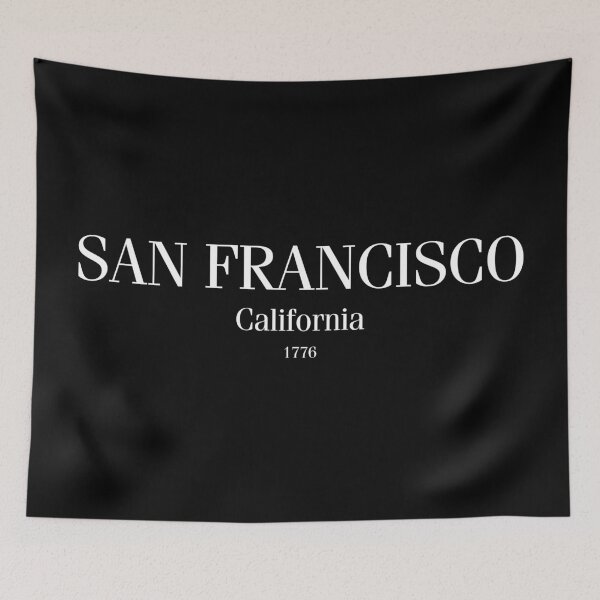 Item preview, San Francisco 1776 White designed and sold by Generative Artistry.