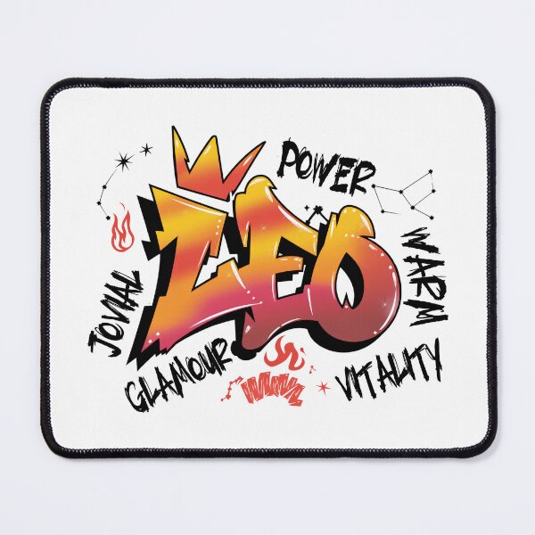 Item preview, Leo Zodiac Graffiti – bold heart, loud art designed and sold by CleanDecor.