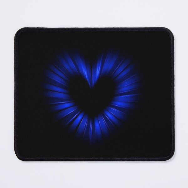 Item preview, Blue Heart in the Void – Minimalist Aesthetic Vibes designed and sold by CosmicStar3.