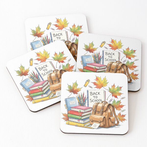 Item preview, Back to School Adventures with Autumn Leaves designed and sold by naughty-raccoon.