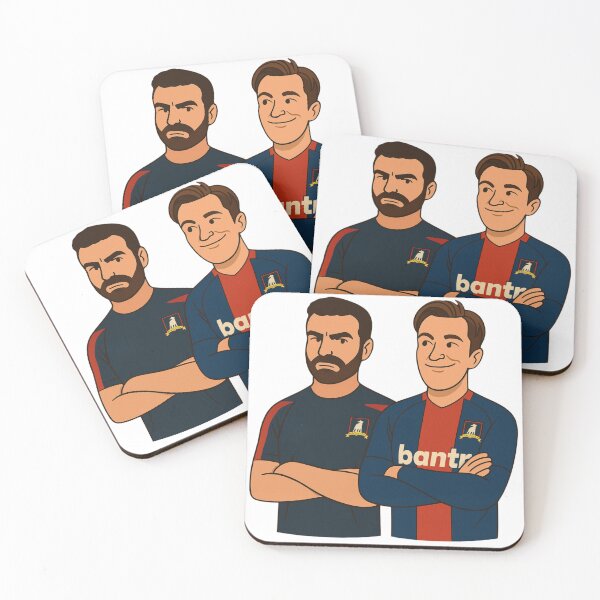 Item preview, Roy Kent & Jamie Tartt – AFC Richmond Cartoon Character Illustration designed and sold by BackstopAndCo.