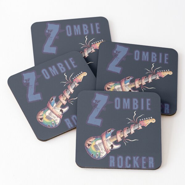 Aperçu de l'œuvre Guitare Zombie Rocker créée et vendue par KateLeap.