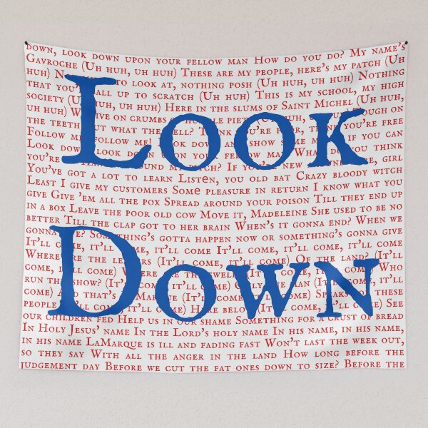 Item preview, Les Miserable Lyrics designed and sold by broadwaygirl142.
