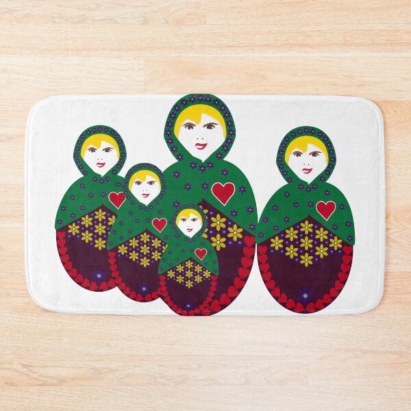 Item preview, Forget-Me-Not Matryoshka - Nesting Doll - Group of Dolls designed and sold by Kate Anderson Art.