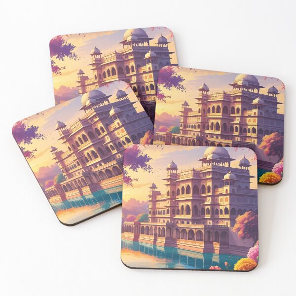 Item preview,  Indian Palace with in floral background  designed and sold by Anisha  Vaz.