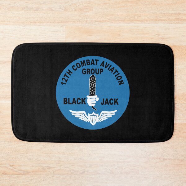 Item preview, Army - 12th Combat Aviation Group - Black Jack wo Txt X 300 designed and sold by Military Insignia Products.