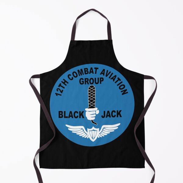 Item preview, Army - 12th Combat Aviation Group - Black Jack wo Txt X 300 designed and sold by Military Insignia Products.