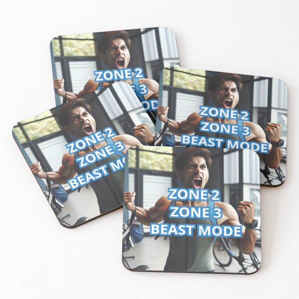Item preview, Zone 2 • Zone 3 • BEAST MODE – Triathlon Training Power Design designed and sold by Triathlongram.