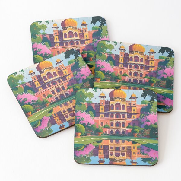 Item preview, Indian Palace with in floral background 2 designed and sold by Anisha  Vaz.