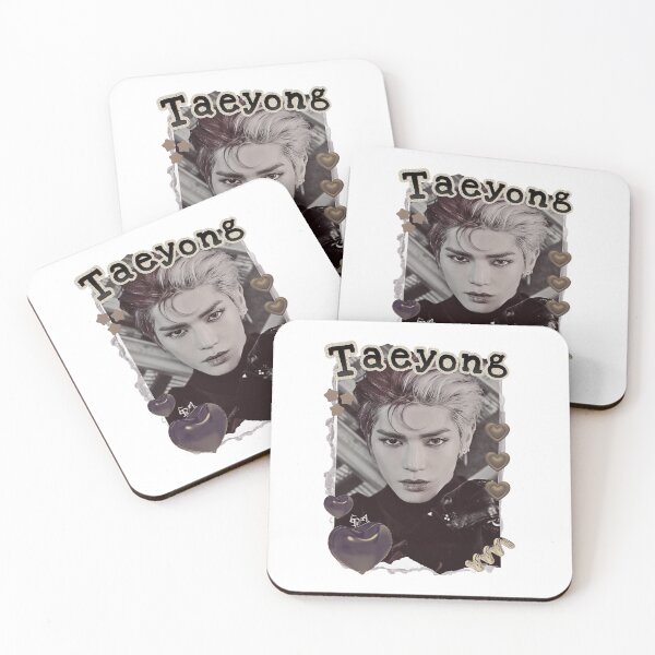 Item preview, NCT Taeyong (태용) Kpop Boy group Scrapbook Collage Cozy Y2K Vintage Design designed and sold by HELL0WBELLO.