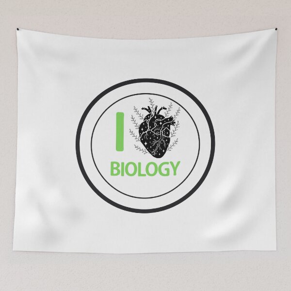 Item preview, I Love Biology, Minimalist Science Design designed and sold by PeteLawliiet.
