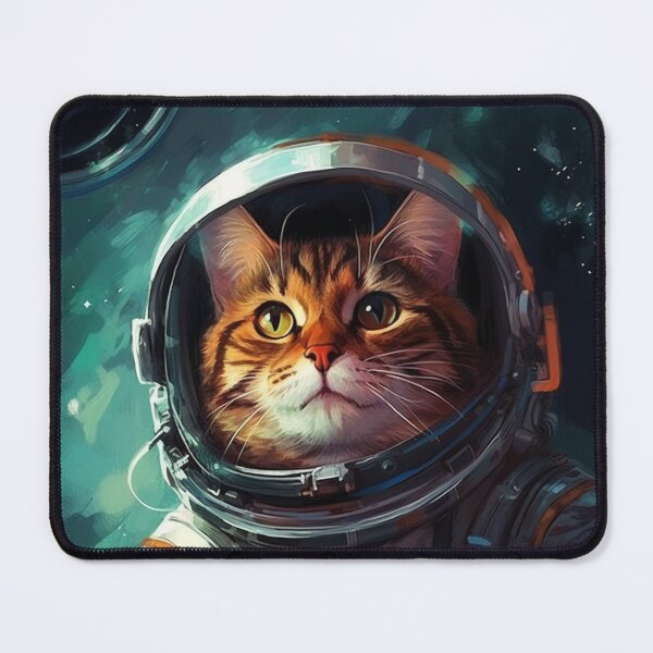 Item preview, Galaxy Space Cat – Cute Ginger Kitty Astronaut Art designed and sold by DREX MAGICA HOME By GGDesignsart.