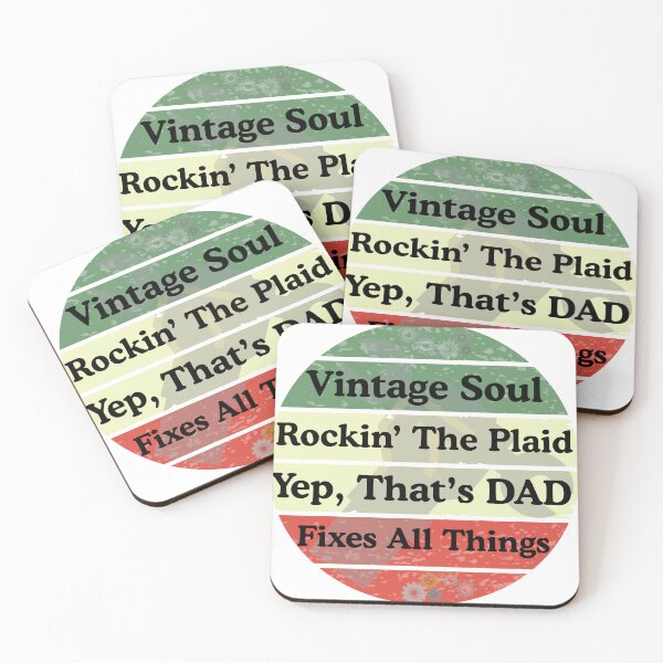 Item preview, Vintage Soul Dad T-Shirt :Rockin’ the Plaid & Fixing Everything designed and sold by AlienTechs.