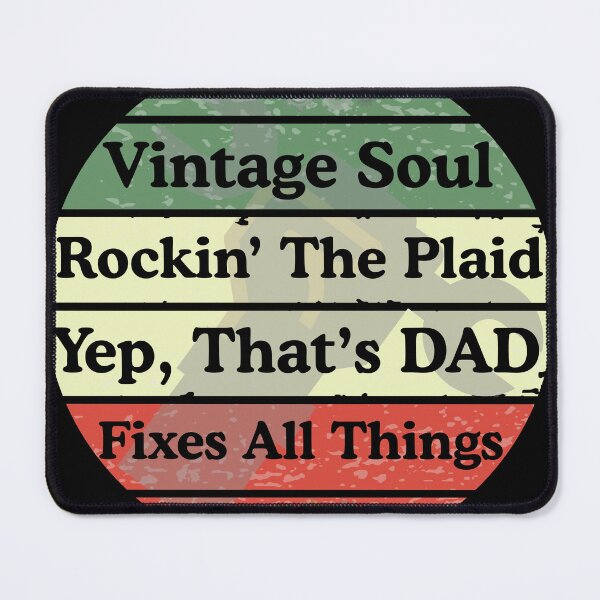 Item preview, Vintage Soul Dad T-Shirt :Rockin’ the Plaid & Fixing Everything designed and sold by AlienTechs.