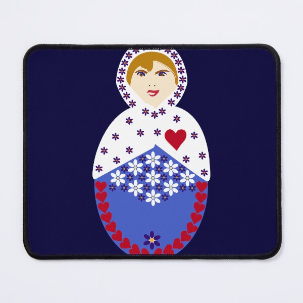 Item preview, Forget-Me-Not Matryoshka - Nesting Doll - Single designed and sold by Kate Anderson Art.