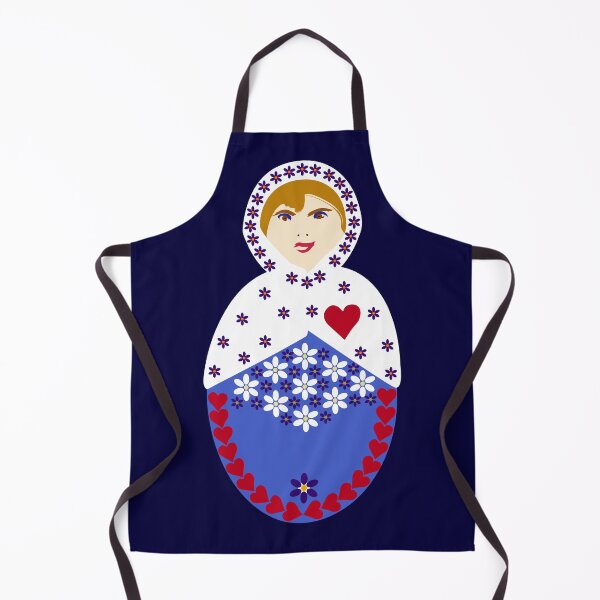 Item preview, Forget-Me-Not Matryoshka - Nesting Doll - Single designed and sold by Kate Anderson Art.
