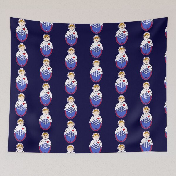Item preview, Forget-Me-Not Matryoshka - Nesting Doll - Single designed and sold by Kate Anderson Art.