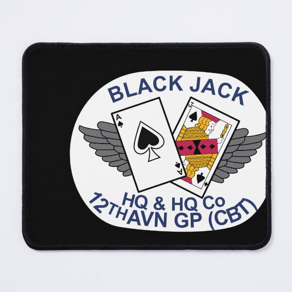 Item preview, Army - HQ & HQ Company 12th Aviation Group Combat Blackjack wo Txt X 300 designed and sold by Military Insignia Products.