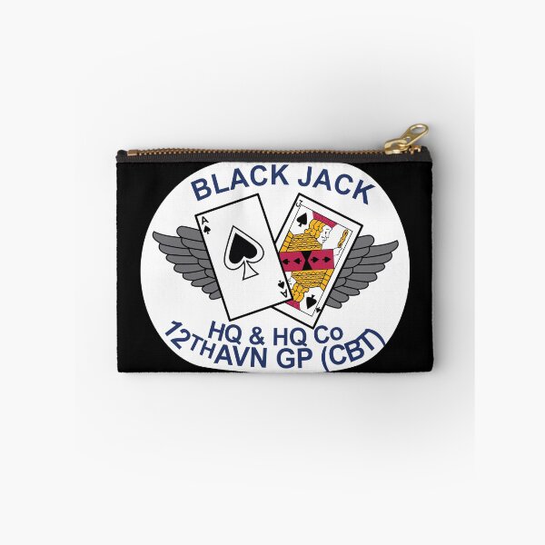 Item preview, Army - HQ & HQ Company 12th Aviation Group Combat Blackjack wo Txt X 300 designed and sold by Military Insignia Products.